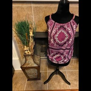 Purple halter top